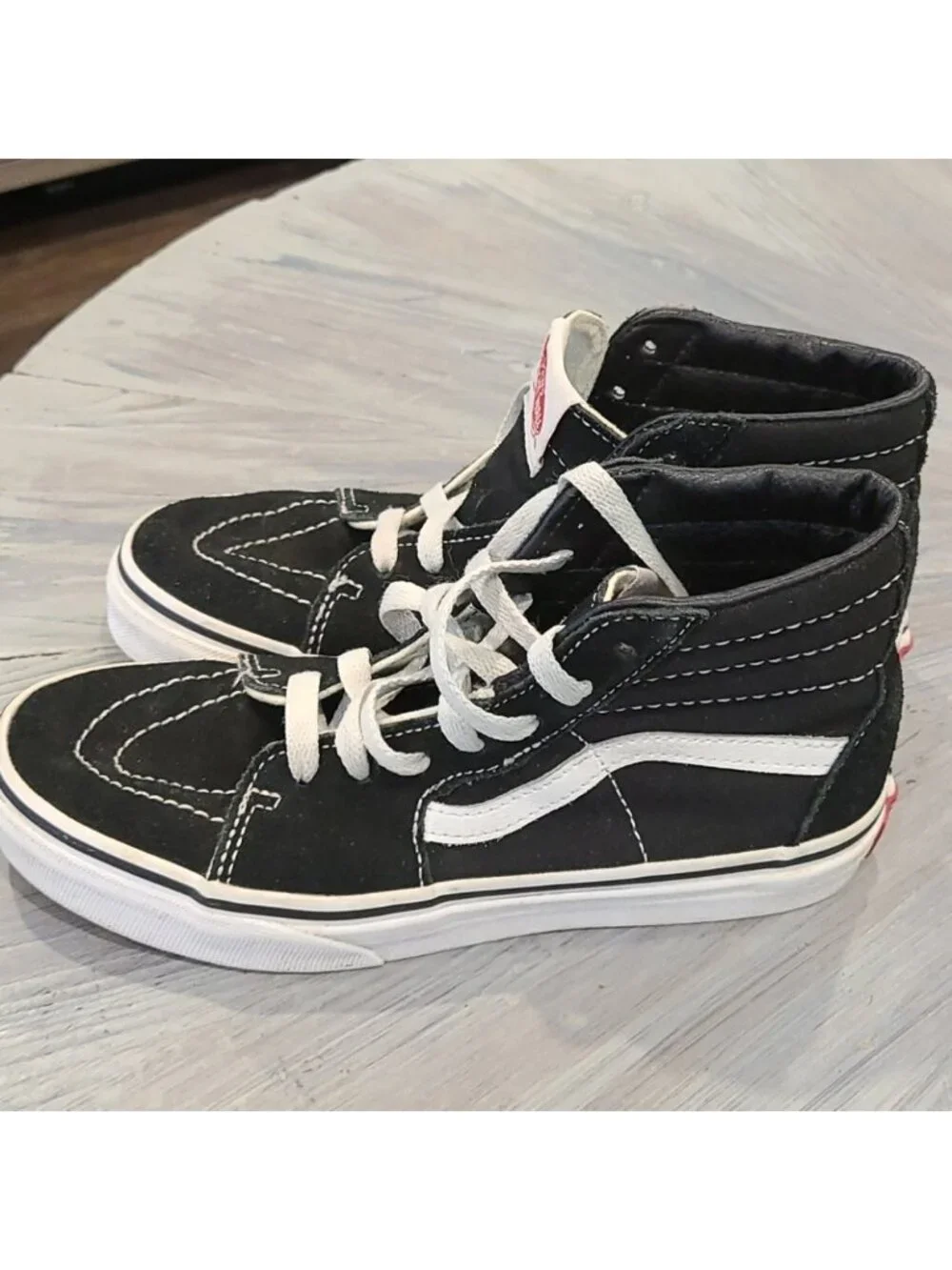 Vans old skool high top sneakers / runners blk & wht